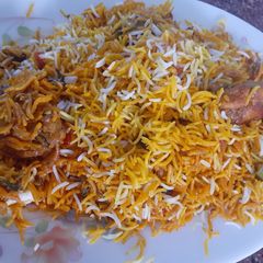 Chicken biryani A picture of Chicken biryani.