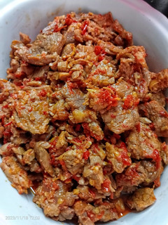 Foto resep Tumis daging mercon