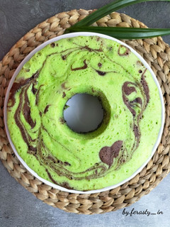 Foto resep Bolu Kukus Marmer Pandan Coklat
