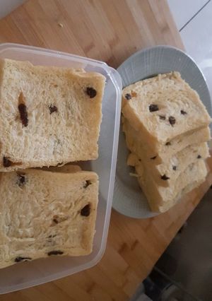 Foto resep Roti tawar kismis homemade