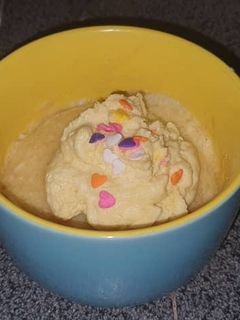 A picture of Rich Funfetti Mug Cake Recipe.