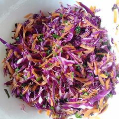 A picture of Red Cabbage Salad.
