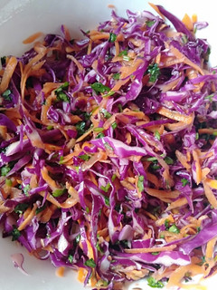A picture of Red Cabbage Salad.