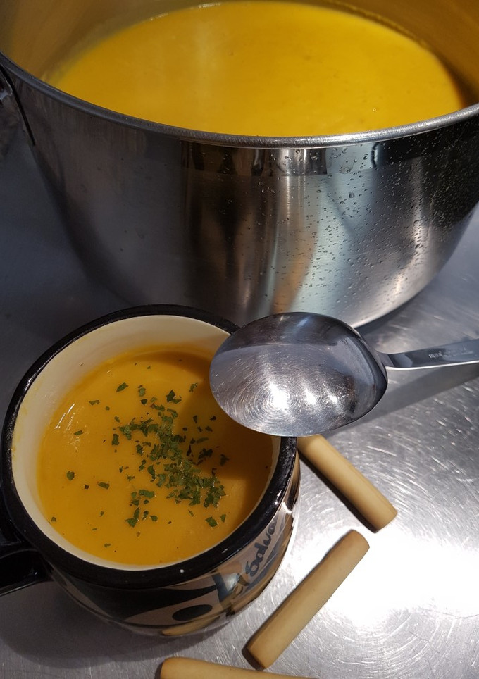 Una foto de Crema calabaza con un toque de jengibre
