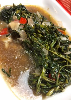 Foto resep Tumis kangkung sederhana