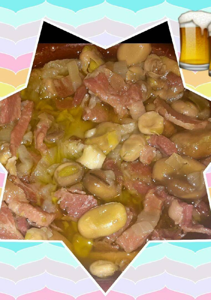 Una foto de Habas con jamón