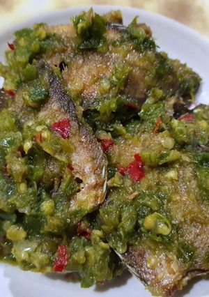 Foto resep Ikan asin sepat sambal ijo