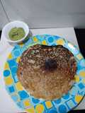 Mung sprouts and Poha chila