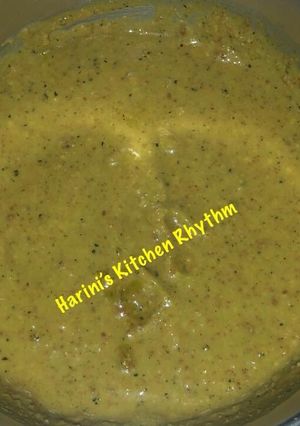 A picture of Chana dal /udad dal chutney.