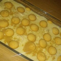 A picture of Grandmas banana pudding.