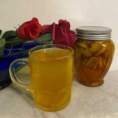 لیمو نباتی زعفرانی 🍋-レシピのメイン写真