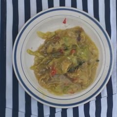 A picture of Cream chicken sauce.