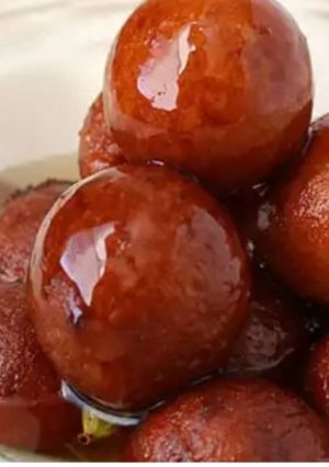 A picture of Bread Gulab Jamun.