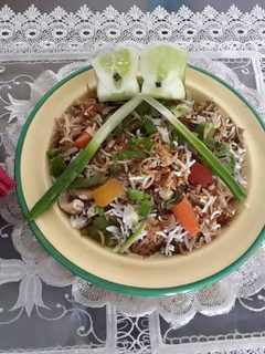 A picture of Veg fried rice.