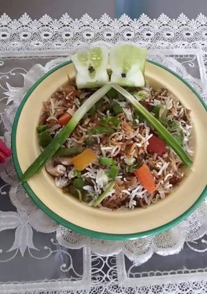 A picture of Veg fried rice.