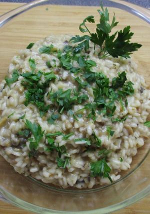 Fehérboros🍷 gombás🍄 rizottó 🍚 recept fotója
