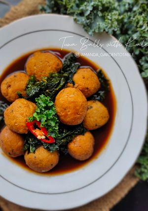 Foto resep Tuna Balls with Kale