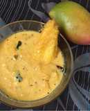 Mambazha pulissery (Sour and Sweet Mango curry)