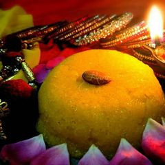 A picture of Rava Kesari.