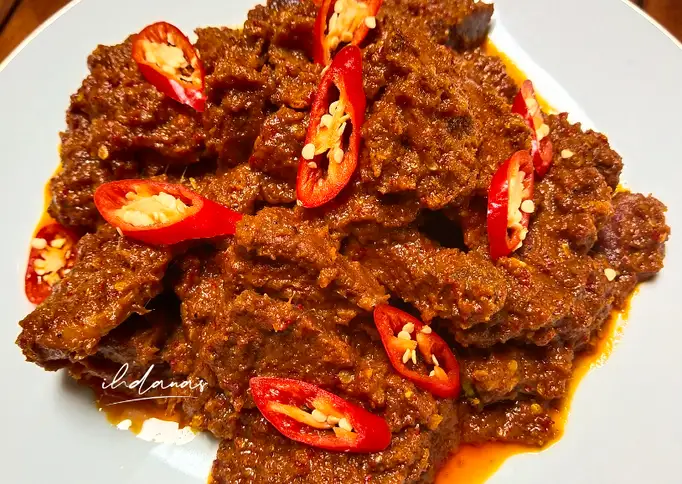 Resep Rendang Jawa (Solo) Manis Pedas Legit Gurih, Enak