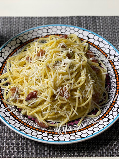 A picture of Pasta Carbonara.