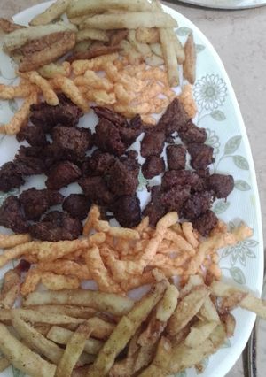 A picture of Fried Beef Boti.