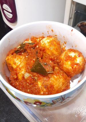 Foto resep Telur Balado Porsi Kecil