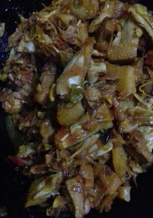 A picture of Kathal ki veg.