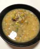 Sopa de cebada perlada