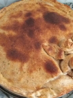 Una foto de Torta de fiambre con masa semi integral de hojaldre
