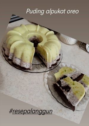 Foto resep Puding Alpukat Oreo