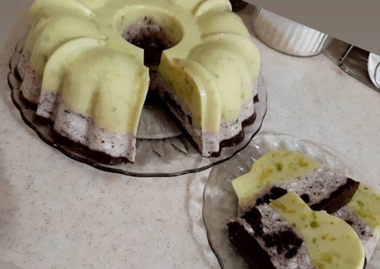 Puding Alpukat Oreo