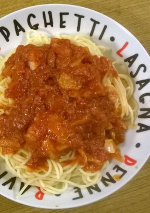 A picture of Stew spegheti.