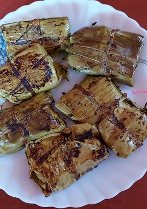 A picture of Bhatki macher paturi.