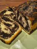 Budín marmolado