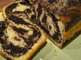 Budín marmolado