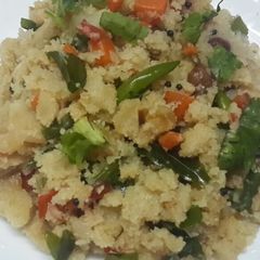 A picture of Semolina Upma.