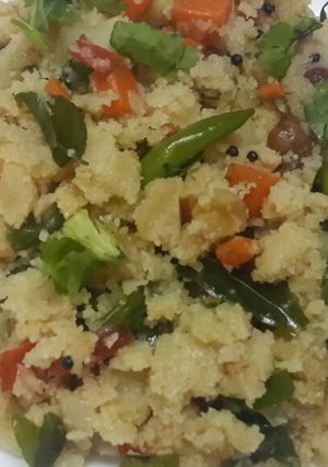 A picture of Semolina Upma.