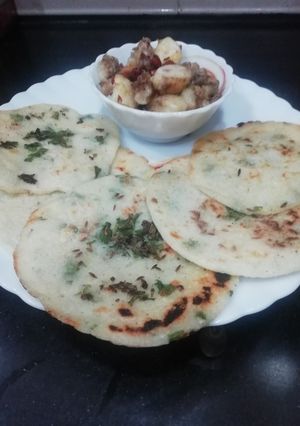 A picture of Sabudana Uttapam.