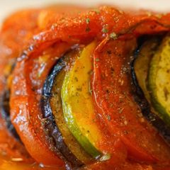 A picture of French Ratatouille Recipe ｜ Traditional Home Cooking from Pixar’s Ratatouille 🍆🍅.