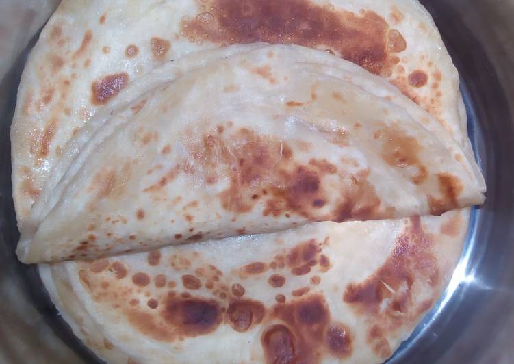 Steps to Make Homemade Ghee parathas