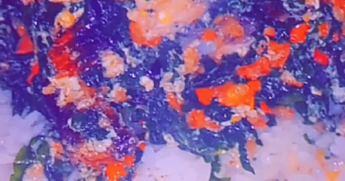 White rice with vegetable sauce Recipe by Jennifer ne Gold Cookpad