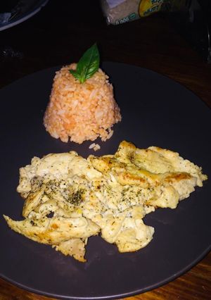 Una foto de Arroz rojo