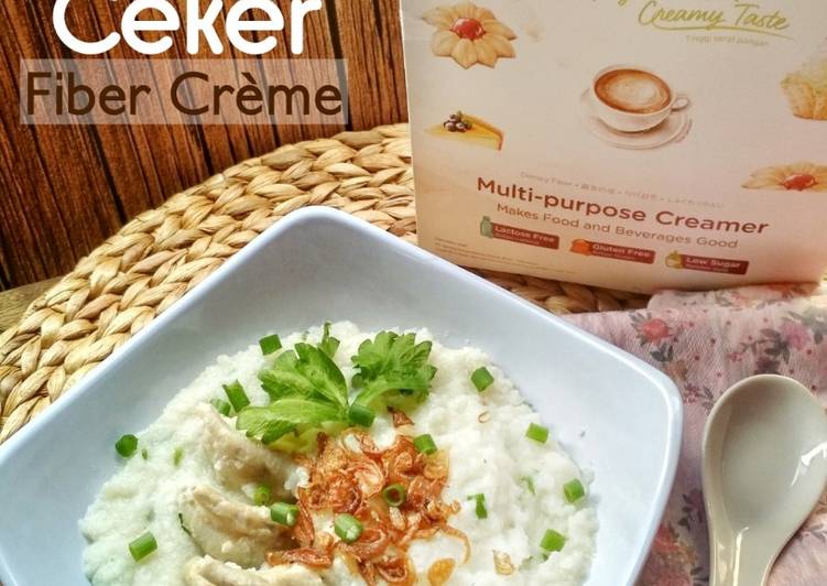 Bahan Bubur Ceker Fibercreme | Cara Buat Bubur Ceker Fibercreme Yang Enak dan Simpel
