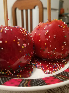 Una foto de Manzanas con miel