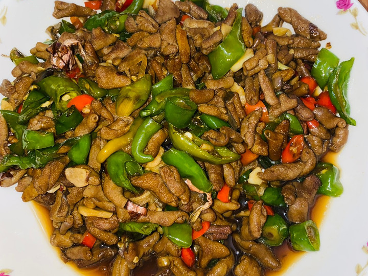 Resep Usus ayam oseng mercon yang Enak Banget