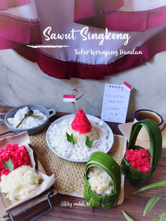 Foto resep Sawut Singkong (Kreasi Takir Keranjang Pandan)