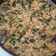 A picture of Homemade Hamburger Helper - Stroganoff Style.