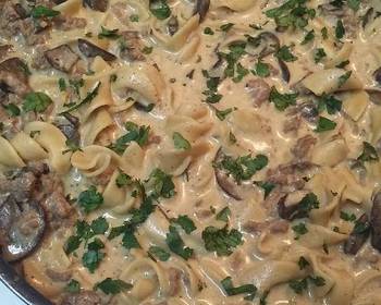 Easy Recipe Homemade Hamburger Helper  Stroganoff Style Delicious Nutritious