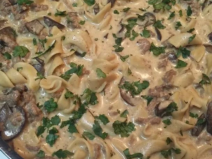 Easy Way Make Recipe Homemade Hamburger Helper - Stroganoff Style that is Delicious, Delicious}